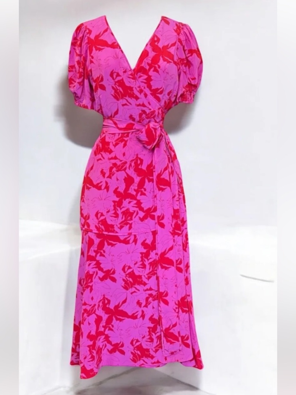 Tanya Taylor Floral Wrap Dress - MINT!